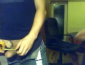 Two Guys Jerk Off on Cam