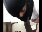 Straight black man is afraid to get caught sucking black cock so he wears a mask.