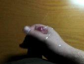 Huge Cumshot from Tiny Dick