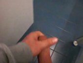I was jerking off in the public toilet stall when all of a sudden a man walked in on me and starting sucking my cock.