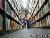 Blowjob In Public Library
