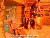 wanking in the wood cabin