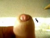 Jerking Uncut Amateur Cock