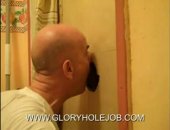 Young Black Cock at Gloryhole
