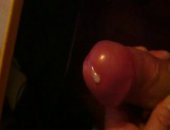 Dribbling Cum Out of Amateur Cock