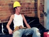 Construction Worker Sucks Cock