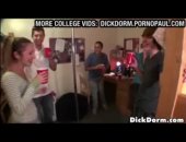 College bedroom party blowjobs