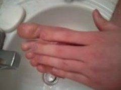 Amateur Foot Cum Massage