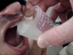 Ralph is known as a cum guzzler.  Everybody saves up their cum for Ralph to eat.  The best way to drink cum is by doing shots of it.
