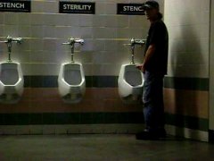 urinal jerk