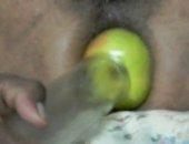Amateur Asshole Swallows an Apple