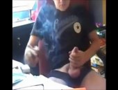 HUNG TWINK JERKING AND SMOKING