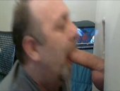 SUCKING THICK UNCUT COCK AT GLORYHOLE